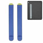 2 PCS Sticky Flannel Stylus Pen Protective Case For Apple Pencil 1(Blue)