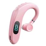 Q20 Bluetooth 5.2 Business Digital Display Sports Earhook Stereo Earphone(Pink)