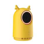 xl-001 Home Heater Mini Desktop Hot Air Blower, EN Plug(Yellow)