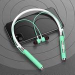 D02 Neck-Mounted Bluetooth Earphone Heavy Bass Sports Running Wireless Headset(Green)