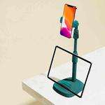 B7 Volcano Telescopic Live Bracket Tablet Phone Dual-Use Stand(Dark Night Green)