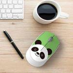 FOREV FV-T100 3 Keys 1600 DPI Cute Cartoon Girl Mouse Mini Wireless Mouse(Green)