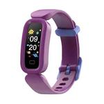 S90 Sleep Monitoring Bluetooth Sports Pedometer Smart Bracelet(Purple)