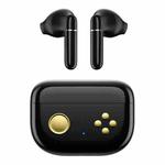 F2 TWS Noise Cancelling Wireless Bluetooth In-Ear Stereo Game Earphone(Black)