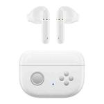 F2 TWS Noise Cancelling Wireless Bluetooth In-Ear Stereo Game Earphone(White)