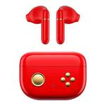 F2 TWS Noise Cancelling Wireless Bluetooth In-Ear Stereo Game Earphone(Red)