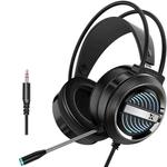 Heir Audio Head-Mounted Gaming Wired Headset With Microphone, Colour: X9 Single Hole (Black)