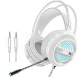 Heir Audio Head-Mounted Gaming Wired Headset With Microphone, Colour: X9S Double Hole (White)