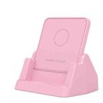 928 Universal Full-Featured Vertical Wireless Charger 15W (Pink)