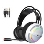 PANTSAN PSH-100 USB Wired Gaming Earphone Headset with Microphone, Colour: 3.5mm White