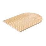 Large Elliptical  Wooden Tray Photography Shooting Props