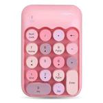 MOFii X910 2.4G 18 Keys 1600 DPI Wireless Numeric  Keypad(Pink)