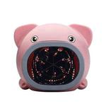 B101 Small Hot Air Fan Speed Hot Mute Saving Electric Heater, CN Plug(Pink)