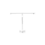 Still Life Shooting Small Stainless Steel T-Shaped Background Cloth Stand