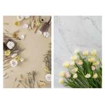 3D Stereo Double-Sided Photography Background Paper(Flower Charm 2)