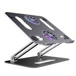 BONERUY P43F Aluminum Alloy Folding Computer Stand Notebook Cooling Stand, Colour: Grey