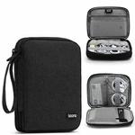 Baona BN-D004 Double-layer Data Cable Storage Bag Digital Accessories Finishing Bag(Black)