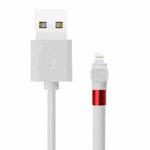 Desktop Lazy Mobile Phone Holder Fast Charging Data Cable, Model: USB to 8 Pin(White)