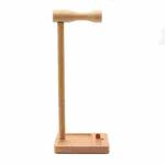 AM-EJZJ001 Desktop Solid Wood Headset Display Stand, Style: F