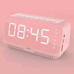 NW-A20 Mini Alarm Clock HIFI Wireless Bluetooth Speaker(Pink)