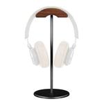 020 Walnut Aluminum Alloy Display Holder for Headset(Black)