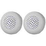 2 PCS Headset Honeycomb Earmuffs for Jabra Evolve 20se / 30II / 40 / 65+ / 75+(Gray)