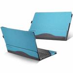13.9 inch PU Leather Laptop Protective Cover For Lenovo Yoga 6 Pro / Yoga 920(Gray Cobalt Blue)