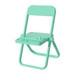 5 PCS Chair Folding Phone Desktop Stand For 3-11 inch Mobile Phone(Mint Green)