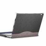 PU Leather Laptop Protective Sleeve For Microsoft Surface Book 1 13.5 inches(Gentleman Gray)