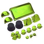 Electroplating Button Set For PS4 Slim(Green)
