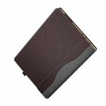 Laptop PU Leather Protective Case For Lenovo Yoga 720-13(Coffee Color)