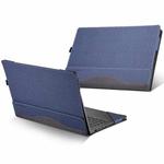 Laptop PU Leather Protective Case For IdeaPad C340 14 inch(Blue)