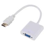 ZHQ007 HD 1080P HDMI to VGA Converter(White)