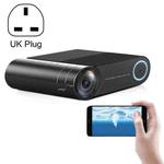 YG550 Home LED Small HD 1080P Projector, Specification: UK Plug(Phone with Screen Version)