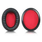 2pcs Sponge Headphone Covers For Audio-Technica ATH-AR5BT / AR5iS(Black+Red)