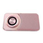 SHABA VS-025 Ultra-Thin Portable Bluetooth Speaker Support TF Card(Rose Gold)