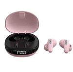 JS81 TWS Wireless Noise-Cancelling Reduction Digital Display Gaming Earphone(Pink)