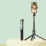 P80 1.33m Integrated Bluetooth Selfie Stick With TIKTOK Remote Control Makeup Mirror