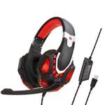 Soyto G10 Gaming Computer Headset For USB (Black Red)