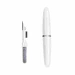 3 in 1 Bluetooth Earphone Mobile Phone Computer Cleaning Pen(White)