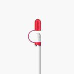 10 PCS Stylus Anti-lost Silicone Protective Case For Apple Pencil 1, Style: Pen Cap (Red)