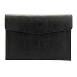 PU Leather Litchi Pattern Sleeve Case For 13.3 Inch Laptop, Style: Single Bag ( Black)
