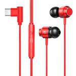 TS902 Metal In-Ear USB-C / Type-C Game Earphone, Cable Length: 1.2m(Red)
