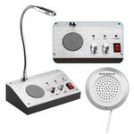 ZHUDELE ZDL-9908 Window Two-way Walkie-talkie Bank/Hospital/Station/Counter Microphone Amplifier,EU Plug