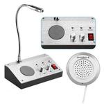 ZHUDELE ZDL-9908 Window Two-way Walkie-talkie Bank/Hospital/Station/Counter Microphone Amplifier (UK Plug)