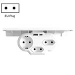 HHT610 Expansion Plug Adapter, EU Plug, Specification: With Tray No Light(White)