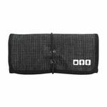 MD005 Nylon Waterproof Digital Storage Handbag(Black and White Grid)