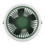USB Portable Camping Outdoor Ceiling Fan Night Light(Green)