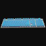 Pudding Double-layer Two-color 108-key Mechanical Translucent Keycap(Sky Blue)
