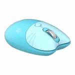 M3 3 Keys Cute Silent Laptop Wireless Mouse, Spec: Wireless Version (Dream Blue)